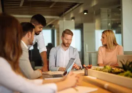architects at a meeting